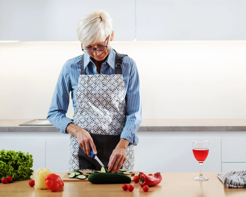 rolling wood cart with drawers